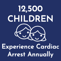 12,500 Children experience cardiac arrest annually